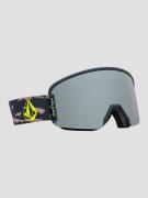 Volcom Garden 2 Camo Bl Yellow+Bonus Lens Laskettelulasit musta