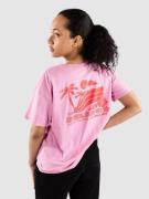 Rip Curl Ocean Tech Relaxed T-Paita pinkki