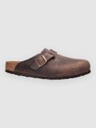 Birkenstock Boston Natural Leather Oiled Sandaalit ruskea