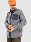 Passenger Firelight Sherpa Lined Overshirt Takki harmaa