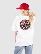 Santa Cruz Big Poppy Infill Dot T-Paita valkoinen