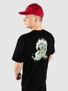 Santa Cruz Screaming Wave T-paita musta