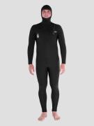 Volcom 4/3mm Hooded Chestzip Full Märkäpuku musta