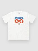 The Dudes Always Never Seasonal T-paita valkoinen