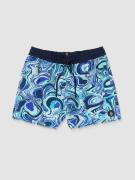 Volcom Lido Print Trunk 16 Surffishortsit sininen