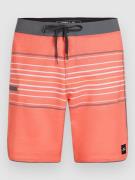O'Neill Hyperfreak Heat Stripe Scallop 18" Surffishortsit oranssi