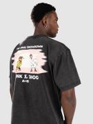 A.LAB Stand Off Boxy T-paita musta