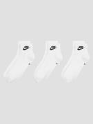 Nike Everyday Essential Ankle 3 Pairs Socks valkoinen