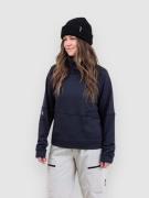 Jones Snowboards Flagship Rec Grid 1/2 Zip Fleecetakki musta