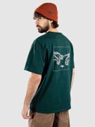 Quiksilver Electric Connection T-paita vihreä