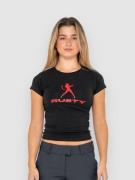 Rusty Devil Power Baby T-Paita musta