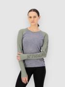 Mons Royale Bella Merino Kerrastopaita vihreä