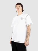 True Religion Flatlock T-paita valkoinen