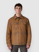 Patagonia LW Insulated Fjord Flannel Paita ruskea