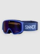 Sinner Duck Mountain Matte Navy Blue Kids Laskettelulasit sininen
