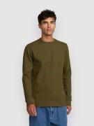 RVCA Day Shift Thermal Stripe Pitkähihainen T-paita ruskea