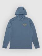 Salty Crew Overnight Hood Sunshirt Longsleeve Lycra sininen