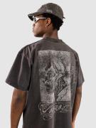 Vitriol Cyber Punk Creaturen Cropped T-paita musta