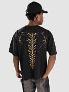 Vitriol Oxidized Cropped T-paita musta