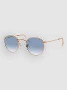Ray-Ban Round Metal Rosegold Aurinkolasit pinkki