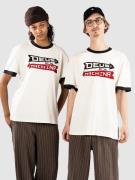 Deus Ex Machina Arrows Ringer T-paita valkoinen