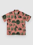 The Dudes Beelzebud Pink Green Hawaiian Paita pinkki