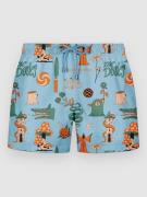 The Dudes European Fantasy Blue Surffishortsit kuviotu