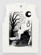 The Dudes Ghost Cliff Front Classic Standard T-paita valkoinen