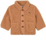 Bobo Choses BC Embroidered Shearling Jacket Brown 3-6 Months