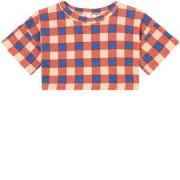 Wynken Blanket Check T-Shirt Orange