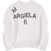 MM6 Maison Margiela Branded Knit Sweater White 8 Years