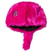 The BRAND Faux Fur Hat with Tail Pink 68/74 cm