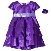 Jocko Frill Dress Purple 74 cm