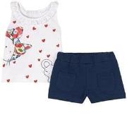Mayoral Heart Print Tank Top And Shorts Set Navy 6 Months