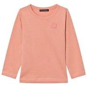 Acne Studios Mini Nash Face Long Sleeved T-Shirt Pink 3-4 Years