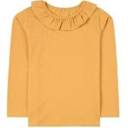 A Happy Brand T-Shirt With Ruffle Collar Yellow 86/92 cm