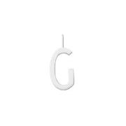 Design Letters Silver Letter Charm 16 mm - G One Size