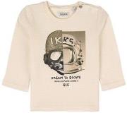 IKKS Long Sleeved Branded Graphic T-shirt Cream 6 Months