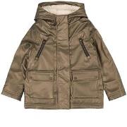 IKKS Faux Fur Lined Jacket Bronze Colored 3 Years