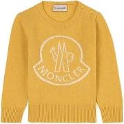 Moncler Branded Knit Sweater Yellow 9-12 Months