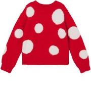 Stella McCartney Kids Dotted Knit Sweater Red 3 Years