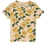 Mini Rodini Floral T-Shirt Yellow 92/98 cm