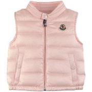 Moncler New Amaury Down Vest Pink 6-9 Months