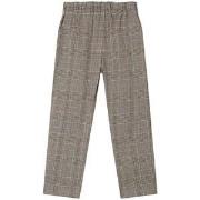 Bonpoint Fetiche Checked Pants Chocolate 8 Years
