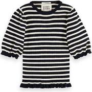 Scotch & Soda Rib-knit Striped T-Shirt Combo V 6 Years