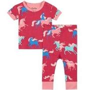 Hatley Frolicking Unicorns Pajamas Pink 3-6 Months