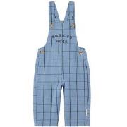Piupiuchick Checked Overalls Blue 12 Months