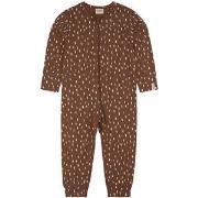 Kuling Dotted One-piece Brown 62/68 cm