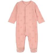 Absorba Polka Dot Footed Baby Body Pink 3 Months