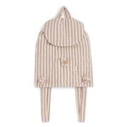 garbo&friends Striped Padded Backpack Beige Clothing Foot - One Size